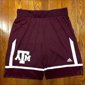 Texas A&M Team Issued Adidas Basketball Shorts